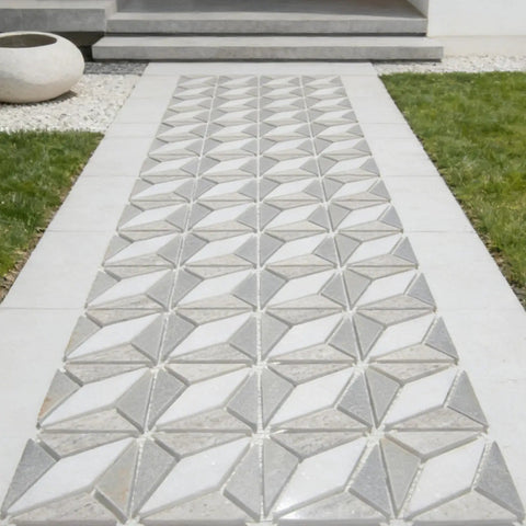 Pathway made with Beginner Friendly Square Concrete Mold For Easy DIY Pavers And Patio Decor Quick Setup No Tools Needed