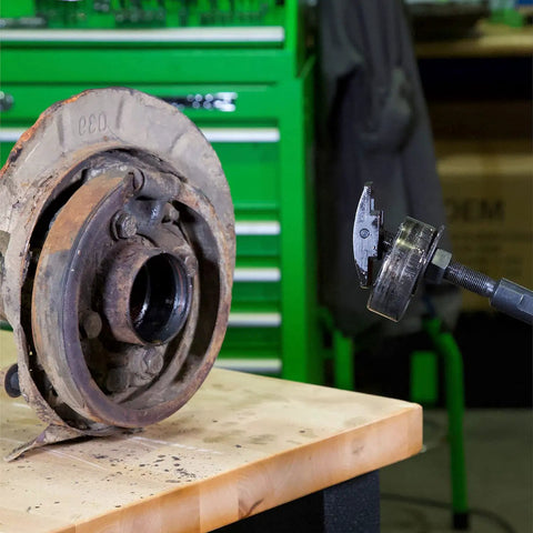 Heavy Duty Rear Axle Puller Set With A Tough Slide Hammer To Easily Yank Stubborn Bearings Off Flanged Axles On Cars And Trucks Helps You Fix Your Ride Fast Includes Adapter Kit And Carry Case