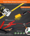 Heavy Duty Electric Oil Extractor Pump Delivers No Sweat Fluid Swaps Up To Four Liters Per Minute with Dewalt battery connection.