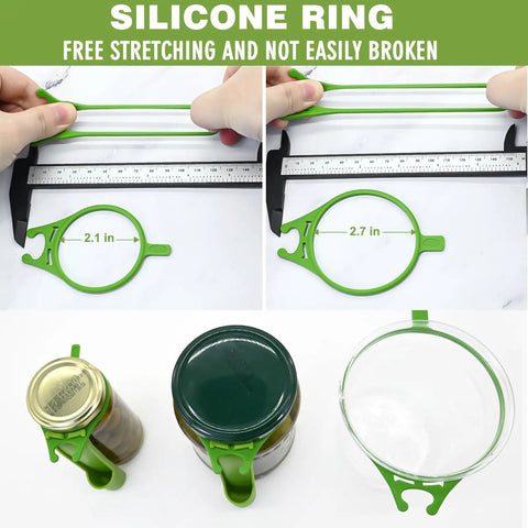 Two Pack Pickle And Olive Forks For Jars 304 Stainless Steel Food Grabber Tool Green Must Have Go To Kitchen Gadget Perfect For Canning And Snack Prep Keeps Fingers Clean While Lifting Olives Pickles And More From Jars