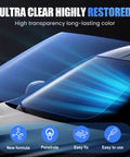 Windshield Crack Repair Kit For Cars, Universal Car Windshield Repair Tool Set That Fixes Small Cracks Fast, 1 Set shown on clear windshield