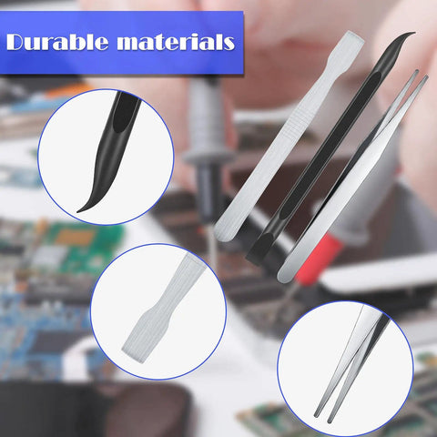 Must Have 9 Piece Scraper Set With Carbon Fiber Plastic And Alloy Steel Tools for durable sticker removal and cleaning