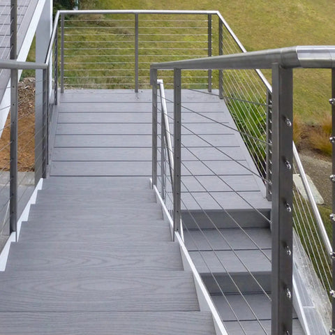 One Eighth Inch Beefy Stainless Steel Cable For Deck Railings, 500 Ft T316 Wire Rope, Marine Grade 7x7 Construction, 1800 Lb Breaking Strength, Aircraft Cable For Fences And Rails, Weatherproof And Durable