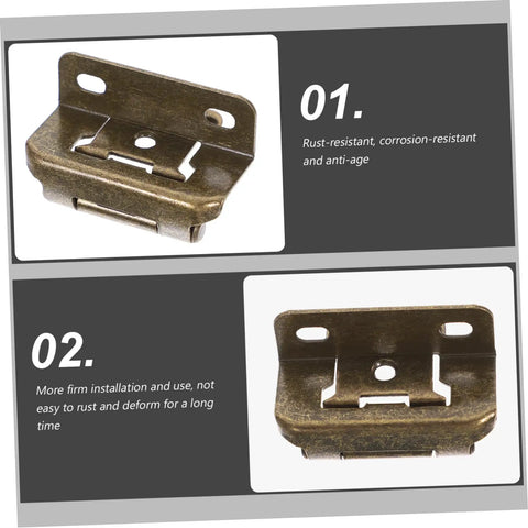 Antique Green Self Closing Cabinet Door Hinges Set With Soft Close Action No Slam For Face Frame Cabinets Spring Loaded