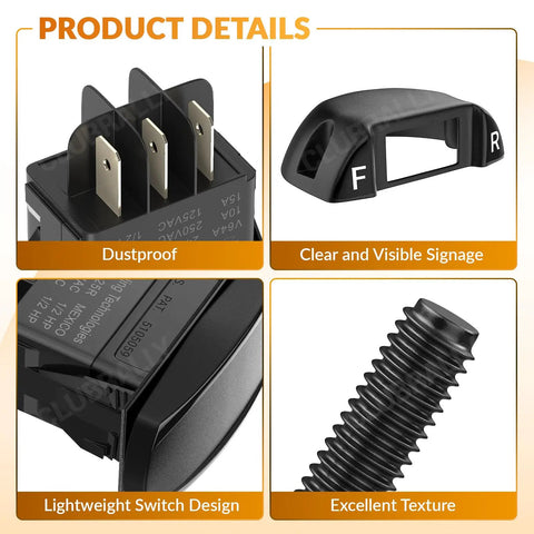 Golf Cart Forward Reverse Rocker Switch And Housing Kit for Electric Club Car Precedent Tempo Onward with product details