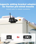 10.1 Inch Wireless RV Backup Camera System With 2 Rear Cameras And 2 Side Cameras for RV roof installation guidance