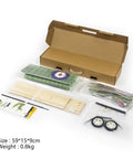RC Foam Plane Kit 800mm Biplane SE5a Ready To Build For Adults Durable PP Foam Airplane With Clear Manual components box open