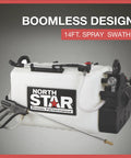 ATV Boomless Broadcast And Spot Sprayer With 16 Gallon Tank 2.2 GPM On Demand 70 PSI 12V Power 14 Foot Spray Swath NSQ Series Pump