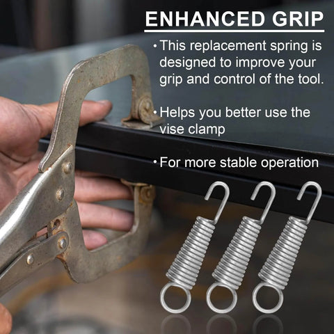 Thirty Piece 4008 Vise Replacement Springs Made From Carbon Steel For Vise Clamps And Locking Tools Compatible With 10R 10WR 10CR 11R 11SP 11HD 20R 310S 12LC And 10LW Pro Grade Heavy Duty Springs For Smooth, Secure Clamping on vise