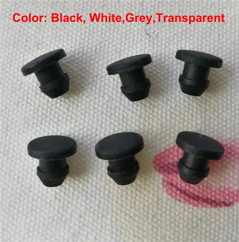 Silicone Hole Caps Set For Sealing Tubes And Equipment, 10 20 50 100 Pack, 2.5 mm 3 mm 3.5 mm 4 mm O Ring Assortment, High Temp Silicone Rubber Plugs For Pipes, Industrial Equipment, Food Processing, black plugs
