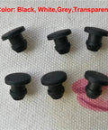 Silicone Hole Plugs Set for Pipes and Gear Flexible Rubber Caps With O Ring Assortment Sizes 2.5 3 3.5 and 4 mm black plugs