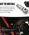 Three Quarter Inch Heim Joint Rod End Kit With Chromoly Joints And Tube For Suspension Steering And Traction Bars Right And Left Hand Thread Steering Joints Panhard Kit Chrome Plated Balls Beefy Rugged Build Smooth Alignment installed on suspension