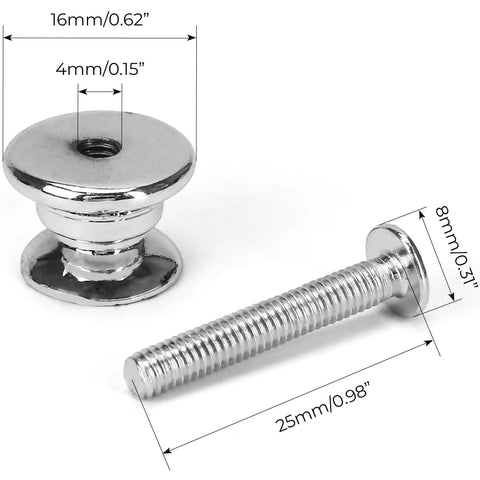 Four Piece Door Knob Molds For Epoxy Resin, DIY Crystal Silicone Casting Kit, handle base and screw dimensions