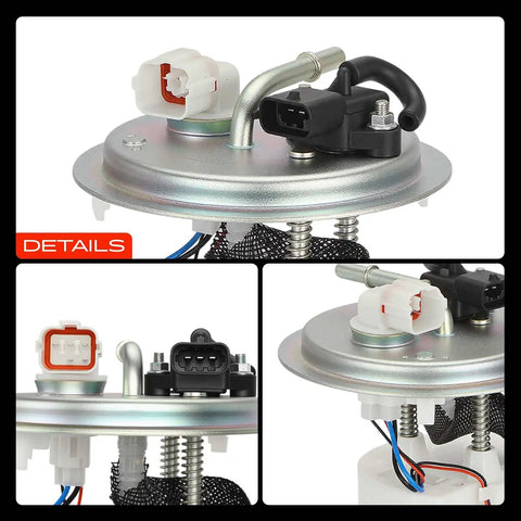 Electric Fuel Pump Module Assembly With Pressure Sensor For Kia Sedona 2011 2012 2013 2014 V6 3.5L close-up showing wiring and connectors.