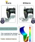 Comparison of Vinyl Siding Hooks Hanger 10 Pack No Drill Quick Install For Hanging Outdoor Decor with others, showing load capacity and design robustness.