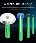 Bearing Press Kit 43 Piece Race And Seal Driver Set With 4 Knurled Handles displayed against a dark grid background