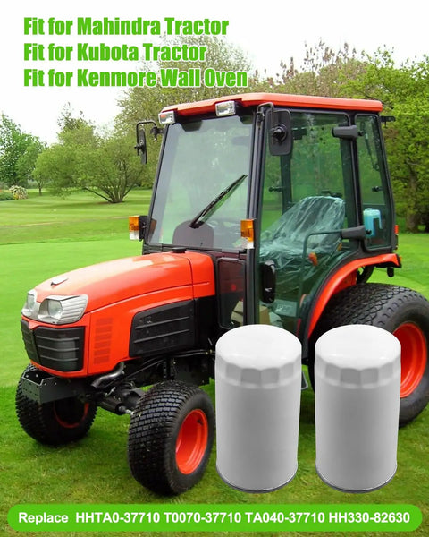 Heavy Duty Hydraulic Filter Replacement Kit For Tractors 2 Pack Fits Mahindra 2615 2815 3015 Kubota with tractor view