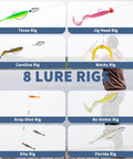 All In One Freshwater Fishing Lure Kit With Tackle Box Included Crankbaits Soft Plastic Baits Poppers Minnows Hooks Weights
