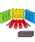 Compact Grab And Go Mini LED Flashlight Set In 4 Colors With 48 AAA Batteries Included for emergency prep and outdoor use