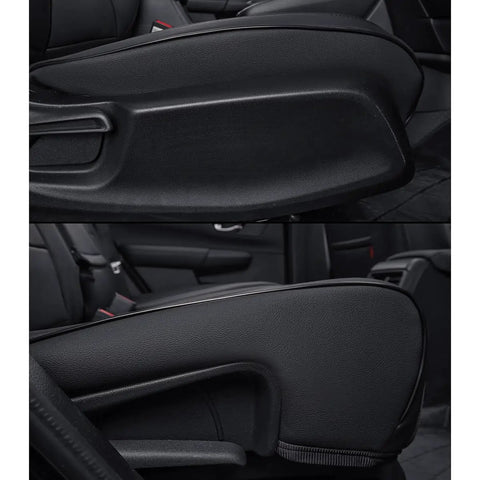 Custom Fit Honda CRV Seat Covers Full Set With Faux Leather Look Waterproof Build For 2023 2024 2025 2026 SUVs And Trucks Black