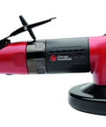 Badass 1.1 Hp Air Angle Grinder with 12000 Rpm and 1/4 Inch Shank side view showcasing heavy-duty gearbox for welding and woodworking.