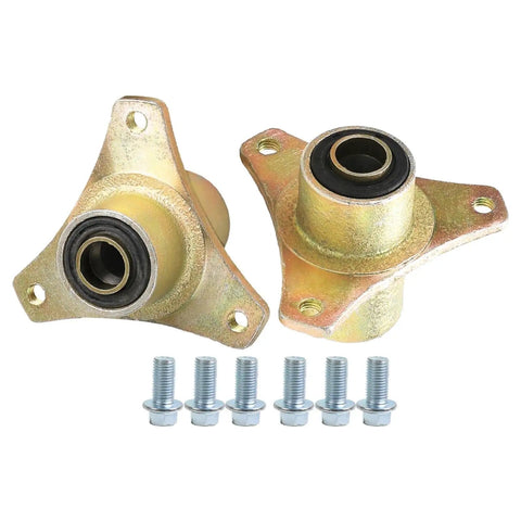 Go Kart Front Steering Knuckle Spindles Front Wheel Hubs Kit Three Stud Beefed Up for Karting ATV UTV Drift Trike