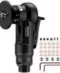 Air Powered Chamfer Tool Kit With Dual Blade System R And C Blades, 30000 RPM Deburring Machine, 22 Piece Tungsten Carbide Set
