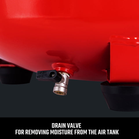 6 Gallon Portable Pancake Air Compressor Oil Free Max 150 Psi 1.0 HP 2.6 CFM At 90 Psi 120V Lightweight Electric Air Tool For Home Shop Projects With Carry Handle