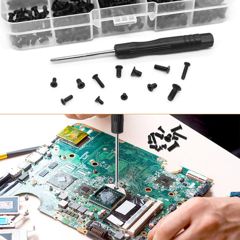 360 Piece Laptop Screws Kit With 12 Sizes M2 M2.5 M3 Replacement Tiny Screws For Motherboard And Laptop Repair DIY Includes Screwdriver