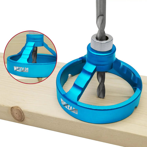 Pro Grade Drill Press Guide Jig with Five Drill Bushings 6mm 7mm 8mm 9mm 10mm for Precision Woodworking Vertical Hole Drilling Easy Setup