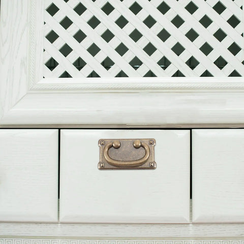 Four Pack Vintage Drawer Pull Handles For Cabinets, Dressers, Wardrobes, And Vanities, Dope Retro Cabinet Hardware