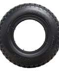 4.10/3.50-6 tire with heavy-duty inner tube for ATVs, go-karts, lawn mowers, snow blowers, tractors, and more