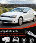 Rock Solid Five Piece Engine And Transmission Mount Replacement Kit Hella Durable Heavy Duty Rubber Steel Construction Straight Up Made For Volkswagen Jetta Golf Beetle Passat with compatible models 2006-2014.