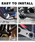 Installation guide for Multi Function Bottom Bracket Wrench For 39 40.5 And 44mm Outer Diameter 16 Notch Stainless Steel BB Tool