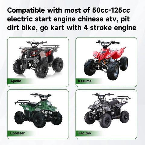 25H 62 Link Timing Starter Chain Breaker Kit For 50Cc To 125Cc Chinese ATVs Go Karts Dirt Bikes And Quad Rigs with Taotao, Coolster, Kazuma, Apollo models