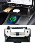 Tesla Hidden Under Screen Storage Box With One Tap Open, storing phone and AirPods for Model Y and Model 3 2016-2026