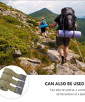 3 Pack Military Green Cargo Tie Down Straps 25mm By 3m With Quick Release Buckle, durable nylon webbing, hiking application