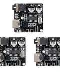 Three Pack Bluetooth 5.0 Audio Receiver Decoder Board For DIY MP3 Car Speakers Type-C Interface SOP16 A2DP AVCTP AVDTP