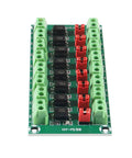8 Channel Optocoupler Isolation Board for Isolation Control and Voltage Conversion 3.6 to 30V Drive Module photoelectric view