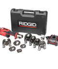 Compact Press Tool Battery Kit With ProPress Rings And Jaws For Half Inch To One And One Quarter Inch Copper Stainless Steel PEX