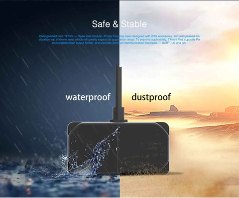 TFmini Plus Lidar Sensor Module For Ultra Fast Distance Measurement And Obstacle Detection TOF Range Finder With waterproof and dustproof features