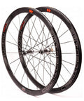 700C Road Wheelset With 40mm Rim Profile Reflective Aluminum Alloy Rim Carbon Fiber Tube Hubs Quick Release 8 9 10 11 Speed