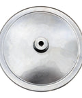 Single Groove V Belt Pulley With 12 Inch Outside Diameter And 5 8 Inch Bore fits A B 5L 4L Sections zinc plated carbon steel view from top
