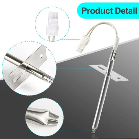 Upgraded Temperature Sensor Probe For Range Ovens Easy Install Plug-N-Play Ready And Precise Readouts Compatible With Samsung And LG