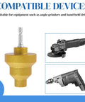 Diamond Step Drill Bit Set With M10 Thread, 20mm 35mm 50mm Three Stage Hole Opener For Tile Concrete Marble Granite Stone, Fits Angle Grinder Or Drill, Chamfer Countersink Polish And Smooth Cuts.