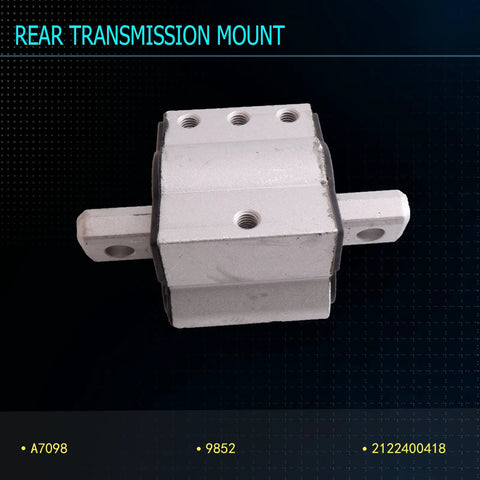 Heavy Duty Engine Motor Mount Kit For Mercedes Benz C Class RWD 2008 To 2015 C180 C200 C230 C250 C280 Turbo V6 L4 rear transmission mount view.