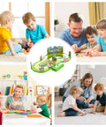 Motion Tracking Racetrack Toy With Wristband Sensors Two Player Competitive Racing For Kids And Parents Realistic Sprint Response And Epic Family Play Movement Logs And Accurate Sensor Feedback To Keep Every Race Exciting, green plastic track