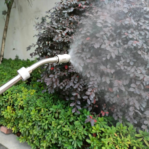 Universal Stainless Steel Sprayer Wand With Shut Off Valve 29 Inch Garden Watering And Car Wash Kit spraying plants