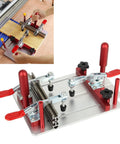 Aluminum Router Table Coping Sled With Clear Acrylic Dust Board For Safer Clamping, Professional Rail Safety Sled For Cabinet Doors