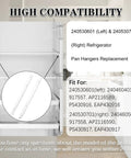 Left And Right Refrigerator Pan Hanger Replacement Budget Friendly Must Have For Frigidaire And Kenmore Refrigerators